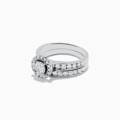 Effy Jewelry Pave Classica 14K White Gold Diamond Ring Set | Rings