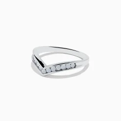 Effy Jewelry Pave Classica 14K White Gold Diamond Band Ring | Rings