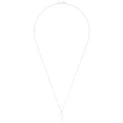 Effy Jewelry Pave Classica 14K White Gold Diamond Criss Cross Necklace, 0.19 TCW | Necklaces & Pendants