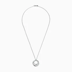 Effy Jewelry Pave Classica 14K White Gold Diamond Pendant, 0.41 TCW | Necklaces & Pendants