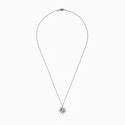 Effy Jewelry Pave Classica 14K White Gold Diamond Star Pendant, 0.26 TCW | Necklaces & Pendants