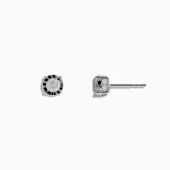 Effy Jewelry Pave Classica 14K White Gold Diamond Solitaire Earrings 0.90 TCW | Earrings