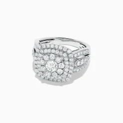 BH MULTI Pave Classica 14K White Gold Diamond Cluster Ring, 1.85 TCW | Rings