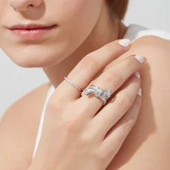 Effy Jewelry Pave Classica 14K White Gold Diamond Band, 0.34 TCW | Rings