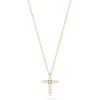 Effy Jewelry Pave Rose 14K Gold Diamond Cross Pendant, 0.22 TCW | Necklaces & Pendants