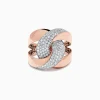 BH Pave Rose 14K Rose Gold Diamond Ring, 0.83 TCW | Rings