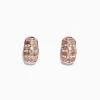 Effy Jewelry Pave Rose 14K Rose Gold Diamond Earrings, 1.12 TCW | Earrings