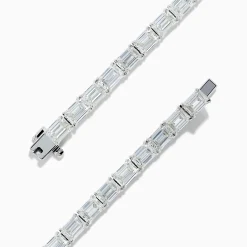 Effy Jewelry Platinum Emerald Cut 14.47 Ct. Diamond Tennis Bracelet | Bracelets