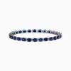 BH Multi Royale Bleu 14K Gold Sapphire u0026 Diamond Tennis Bracelet, 12.21 TCW | Bracelets