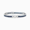 Effy Jewelry Royale Bleu 14K White Gold Sapphire and Diamond Bracelet, 7.66 TCW | Bracelets