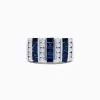 BH Multi Royale Bleu 14K White Gold Sapphire and Diamond Ring, 2.04 TCW | Rings