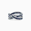 BH Multi Royale Bleu 14K White Gold Sapphire and Diamond Ring, 1.43 TCW | Rings