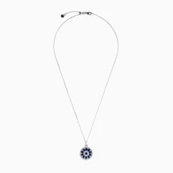 Effy Jewelry Royale Bleu 14K White Gold Sapphire and Diamond Pendant | Necklaces & Pendants