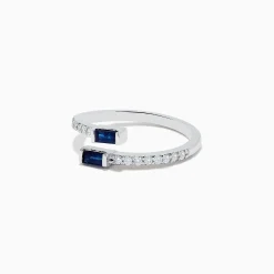 BH Multi Royale Bleu 14K White Gold Sapphire and Diamond Ring | Rings