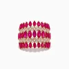 Effy Jewelry Ruby Royale 14K Rose Gold Ruby and Diamond Ring | Rings