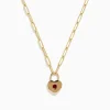 Effy Jewelry Ruby Royale 14K Yellow Gold Ruby Heart Locket Necklace | Necklaces & Pendants