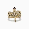 BH Multi Safari 14K Yellow Gold Diamond Snake Ring | Rings