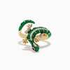 Effy Jewelry Safari 14K Yellow Gold Ruby and Diamond Lizard Ring | Rings