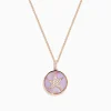 Effy Jewelry Seaside 14K Gold Mother of Pearl and Diamond Starfish Pendant | Necklaces & Pendants