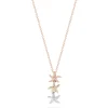 Effy Jewelry Seaside 14K Tri Color Gold Diamond Starfish Trio Pendant, 0.23 TCW | Necklaces & Pendants