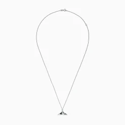 Effy Jewelry Seaside 14K White Gold Diamond Whale's Tail Pendant, 0.05 TCW | Necklaces & Pendants
