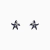 Effy Jewelry Seaside 14K White Gold Sapphire u0026 Diamond Starfish Stud Earrings, 0.71 TCW | Earrings