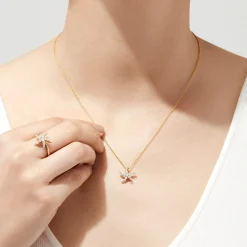 Effy Jewelry Seaside 14K Yellow Gold Diamond Starfish Pendant, 0.36 TCW | Necklaces & Pendants