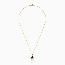 Effy Jewelry Seaside 14K Yellow Gold Lapis Lazuli Octopus Pendant | Necklaces & Pendants