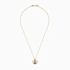 Effy Jewelry Seaside 14K Yellow Gold Multi Sapphire and Diamond Anchor Pendant | Necklaces & Pendants