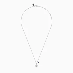 BH Multi Seaside Sterling Silver Diamond and Sapphire Ship Wheel Pendant | Necklaces & Pendants