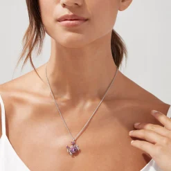 BH Multi Seaside Sterling Silver Multi Gemstone Crab Pendant, 1.75 TCW | Necklaces & Pendants