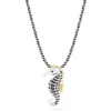 Effy Jewelry Seaside Sterling Silver Sapphire and Diamond Seahorse Pendant | Necklaces & Pendants