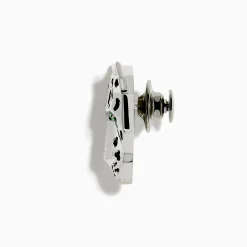 Effy Jewelry Signature 925 Silver Diamond and Emerald Panther Pin | Accessories