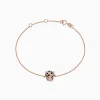 Effy Jewelry Signature 14K Rose Gold Diamond and Tsavorite Garnet Bracelet, 0.18 TCW | Bracelets
