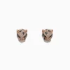 Effy Jewelry Signature 14K Rose Gold Diamond and Tsavorite Stud Earrings, 0.49 TCW | Earrings
