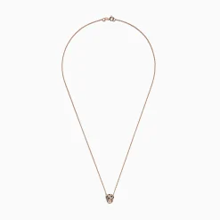 Effy Jewelry Signature 14K Rose Gold Diamond and Tsavorite Garnet Mini Pendant, 0.18 TCW | Necklaces & Pendants
