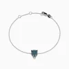 Effy Jewelry Signature 14K White Gold Black and Blue Diamond Panther Bracelet | Bracelets