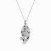 Effy Jewelry Signature 14K White Gold Diamond u0026 Emerald Pendant, 0.79 TCW | Necklaces & Pendants