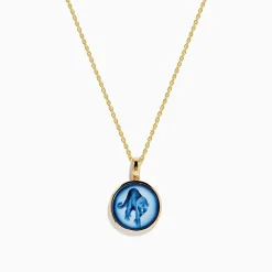 Effy Jewelry Signature 14K Yellow Gold Agate Cameo Panther Pendant | Necklaces & Pendants