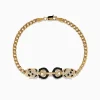 Effy Jewelry Signature 14K Yellow Gold Black and White Diamond Panther Bracelet | Bracelets