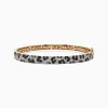 BH Multi Signature 14K Yellow Gold Diamond Panther Spot Bangle | Bracelets