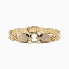 Effy Jewelry Signature 14K Yellow Gold Sapphire and Diamond Panther Bracelet | Bracelets