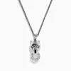Effy Jewelry Signature Sterling Silver Tsavorite and Diamond Panther Pendant | Necklaces & Pendants