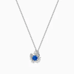 Effy Jewelry 925 Silver Tanzanite and Diamond Crab Pendant | Necklaces & Pendants