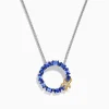 Effy Jewelry 925 Silver/18K Gold Tanzanite and Diamond Starfish Pendant | Necklaces & Pendants
