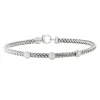 Effy Jewelry 925 Sterling Silver and Diamond Bracelet | Bracelets