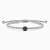 BH Multi 925 Sterling Silver Black Diamond Bracelet, 0.22 TCW | Bracelets