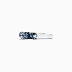 Effy Jewelry 925 Sterling Silver Blue Sapphire Splash Ring, 1.80 TCW | Rings
