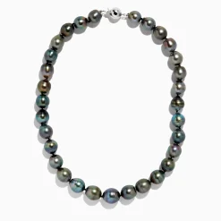 Effy Jewelry Sterling Silver Cultured Tahitian Pearl Necklace | Necklaces & Pendants