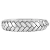 Effy Jewelry 925 Sterling Silver Diamond Accented Bangle, 0.35 TCW | Bracelets